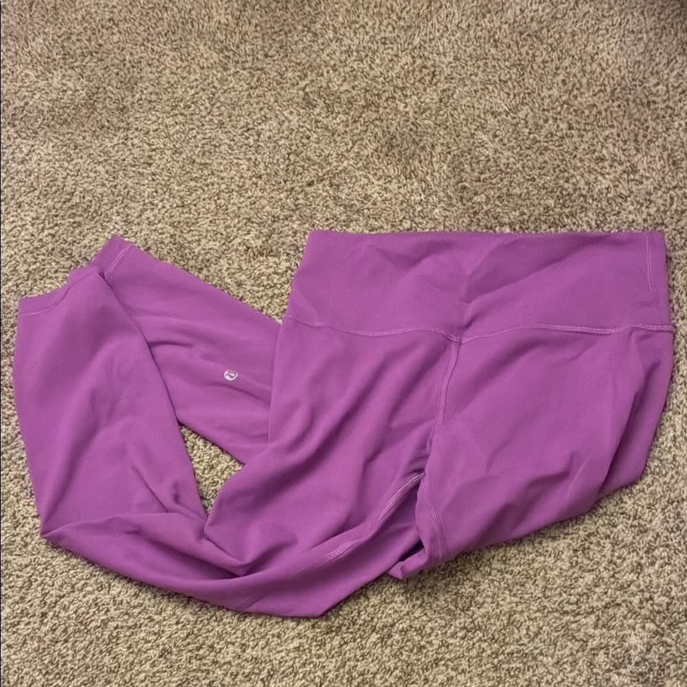 Purple High-Waisted Leggings Winder Under